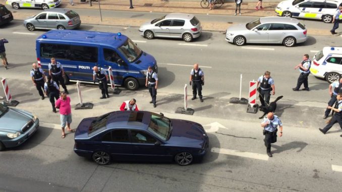 Indvandrerbander mod politiet med hunde på Nørrebro