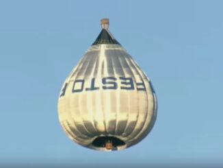 VIDEO: Hvad sker der? Luftballon vender forkert og skaber panik!